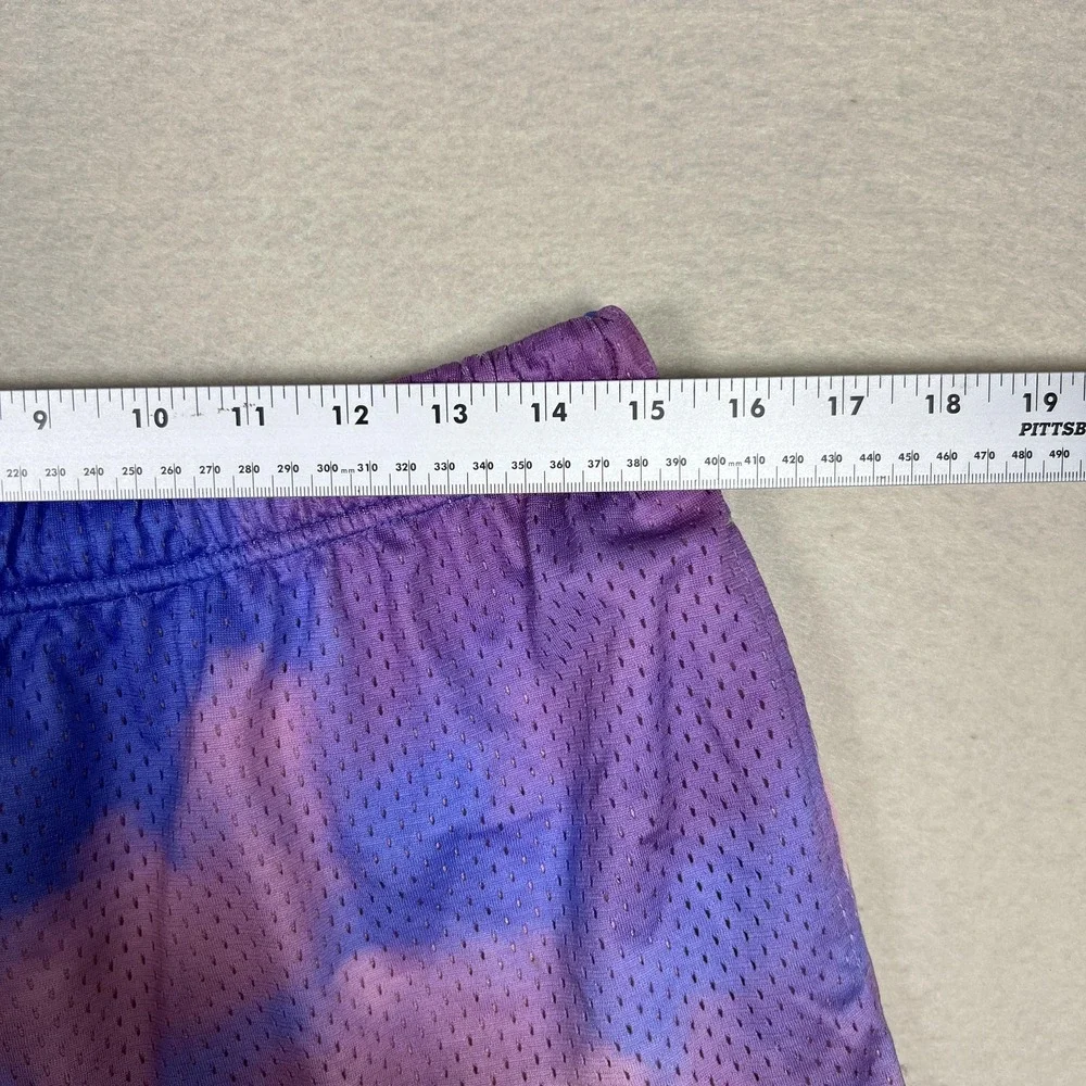 Snow Day Shorts Mens‎ Large Purple City Skyline Mesh Shanghai SD Logo Athletic